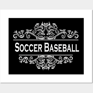Sports Soccer Baseball Posters and Art